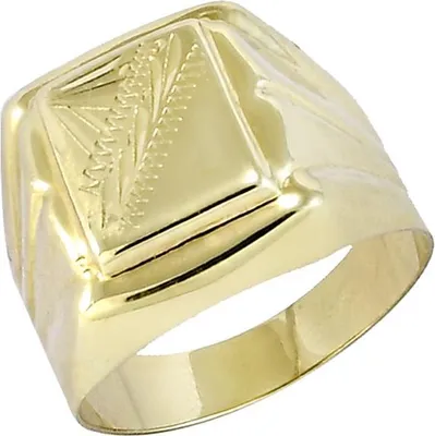 Produktbild von Ring Glare 1533 14 Karat Gold Größe 62, Höhe 24,8 mm, staatlich punziert, hypoallergen