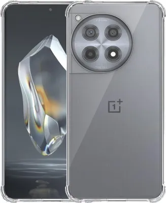 Zdjęcie produktu dla Etui na telefon OnePlus 12R przezroczyste ze zderzakiem - przezroczyste, odporne na wstrząsy etui z silikonu TPU - Smartphonica