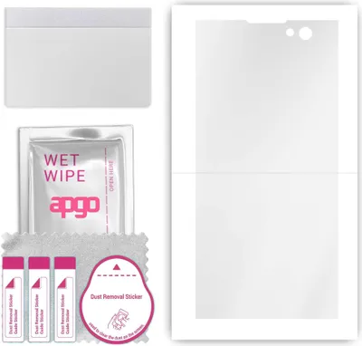 Produktbild von apgo Hydrogel Schutzfolie, Klar, kompatibel mit Sony Xperia XA2, flexibele Displayschutzfolie, Folie mit Positionierhilfe, kratzfest, einfache Montage