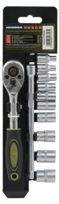Obrázek produktu pro Sada klíčů, 12 kusů, 1/4 palce, CrV, prodlužovací adaptér 152 mm