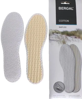 Image de Bergal semelle intérieure unie Coton blanc