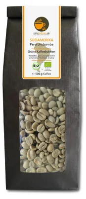 Produktbild von Rohkaffee Arabica Peru Urubamba 500g