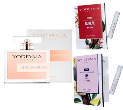 Immagine prodotto di Yodeyma Adriana Rose Eau de Parfum da donna 100 ml + 2 campioni