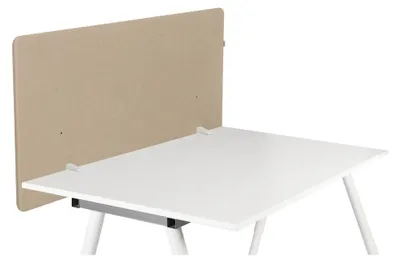 Tischteiler Stoff Aluminium Beige 62x120 cm