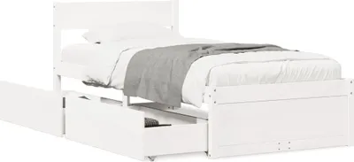 Zdjęcie produktu dla VidaXL 846793, Biały, 95,5 cm, 2,06 m, 78 cm, 900 x 2000 mm, 1 szt.