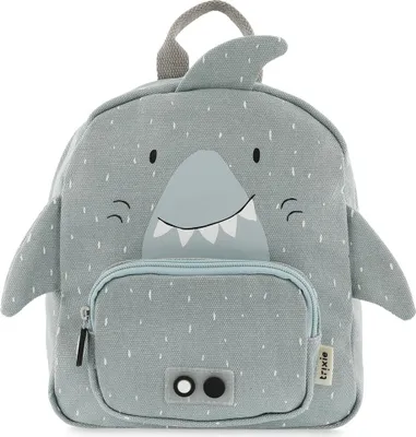 Immagine prodotto di Zaino Trixie per bambini blu - Mr Shark - idrorepellente - zaino per la scuola