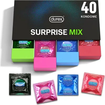Zdjęcie produktu dla Durex Suprise Mix - 40 Kondome