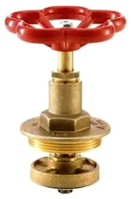 Produktbild von Ventiloberteil für Wandhydrant aus Messing mit Schlauchanschlussventilen G 2" Zoll DIN