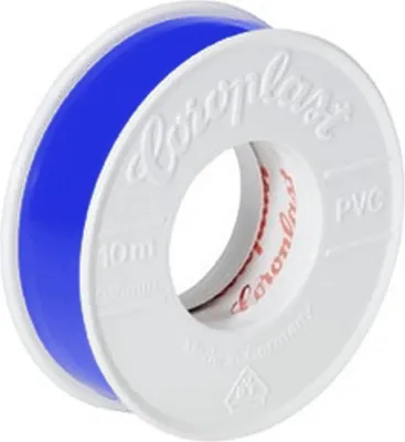 Produktbild von Coroplast Elektro-Isolierband 301 0,10 mm x 15 mm x 10 m blau, 1 Stk.