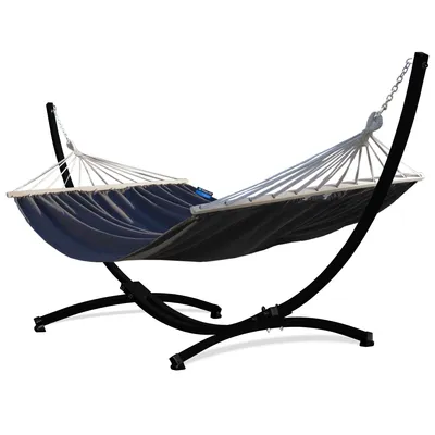 Immagine prodotto di Amaca Potenza con telaio Per due persone Amaca con barra 220x160 cm I Telaio 220kg