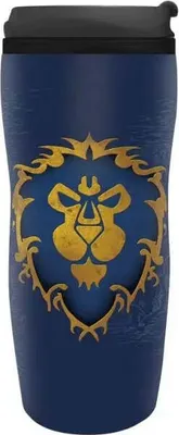 Zdjęcie produktu dla Kubek termiczny ABYSTYLE WORLD OF WARCRAFT Alliance, niebieski