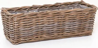 Immagine prodotto di Fioriera FLORET in rattan naturale 60x20x19 cm