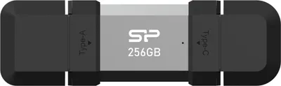 Produktbild von Silicon Power SP256GBUC3C51V1S USB-Stick 256 GB USB Type-A / USB Type-C 3.2 Gen 1 (3.1 Gen 1) Schwarz Silber