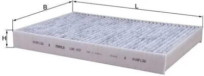 Immagine prodotto di Filtro cabina KNECHT LAK 437