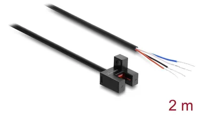Produktbild von Delock Gabellichtschranke 5 mm Typ F 2 m