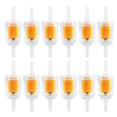 Produktbild von 12er-Pack Kraftstofffilter, Dieselfilter, 6 mm/8 mm Benzinfilter, wiederverwendbar für Autos, Motorräder, Roller