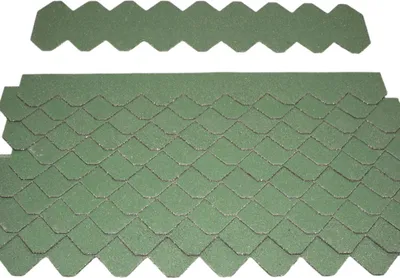 Produktbild von 1 Set Dachschindeln Schiefer (55 mm) grün
