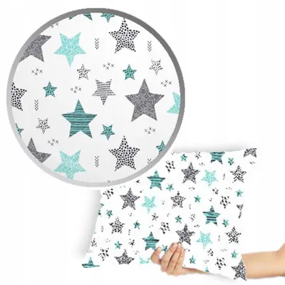 Produktbild von Designpremium Baumwoll-Kissenbezug 40x60 cm Sterne