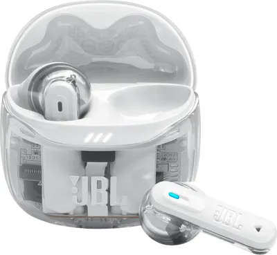 Image de JBL Tune Flex 2 Ghost Edition Casque True Wireless Stereo (TWS) intra-auriculaire Appels/Musique Bluetooth Blanc