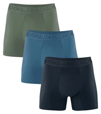 Produktbild von Muchachomalo Herren Boxershorts – 5er Pack – Bambusfaser & Stretch – Atmungsaktive Unterwäsche – Größe M - U-BAMBOO1132-36