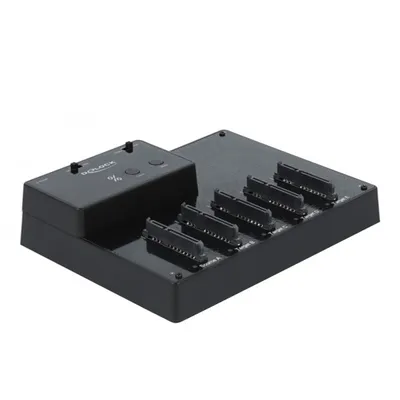 Zdjęcie produktu dla DeLOCK Stacja dokująca USB 5 Gbps i stacja klonowana dla 5 x 2.5″ SATA HDD/SSD, HDD, SSD, Serial ATA III, 2.5", USB 3.2 Gen 1 (3.1 Gen 1) Type-B, Czarny, 5 Gbit/s