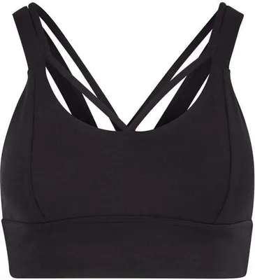 Produktbild von Urban Classics Bustier Damen Ladies Sports Bra crossed schwarz L