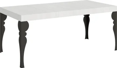Produktbild von Ausziehbarer Tisch 90x180/284 cm Paxon White Ash Anthrazit Gestell