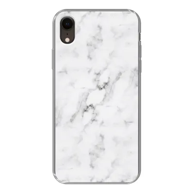 Produktbild von MuchoWow® Handyhülle Schutzhülle Hülle für iPhone XR Marmor - Luxus - Weiß - Grau - Marmoroptik Silikon Softcase Handy Hülle - Schutzdeckel