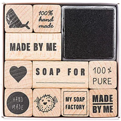 Image de Set de tampons pour savons - 100 % authentique