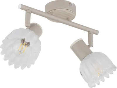 Produktbild von GLOBO 54317-2, Glas, Metall, IP20, I, E14, 40 W, 90 mm
