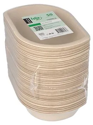 Produktbild von Snacktrays Zuckerrohr 3,1 cm x 9,7 cm x 13,2 cm natur