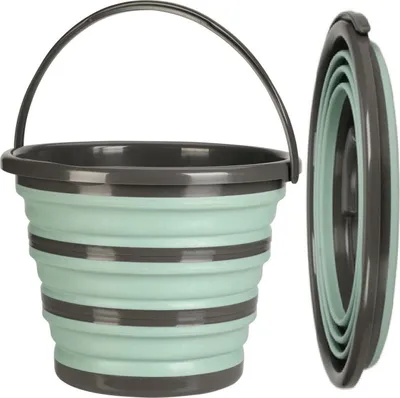 Produktbild von Redcliffs Eimer faltbar 10L Grün/Grau