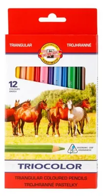 Immagine prodotto di Matite colorate Triocolor Koh-i-Noor 3142, 12 colori, 9 mm