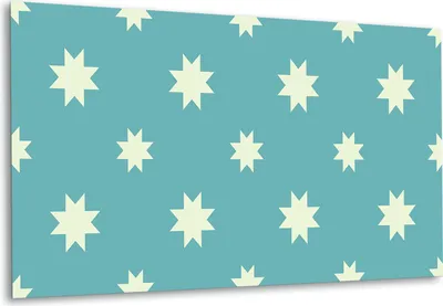 Produktbild von Fliesen Vinyl Selbstklebend Spritzschutz Aufkleber für die Küche, Siebenzackiger Stern - 100 cm x 50 cm