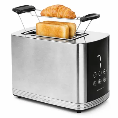 Zdjęcie produktu dla Emerio Toaster 2 Scheiben, 7 Bräunungsstufen, Digitales Disp