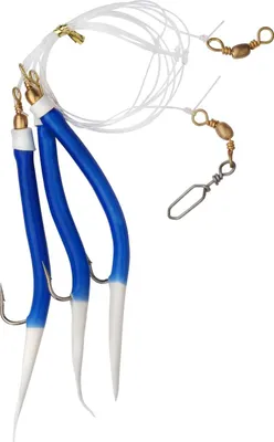 Produktbild von Shakespeare Gummi Makk Rig 5/0 Blue Vorfach - Pilkvorfach