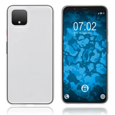 Produktbild von PhoneNatic Case kompatibel mit Google Pixel 4 - Crystal Clear Silikon Hülle crystal-case Cover