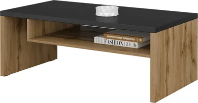 Zdjęcie produktu dla Stolik kawowy CROSS 120x60 dąb wotan/czarny