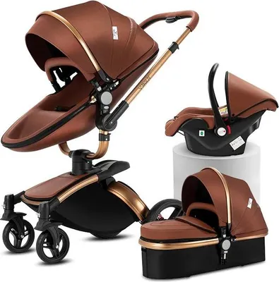 Produktbild von Babysystem, 3-in-1 Design, Robuste Bauweise, HR003-orange-T
