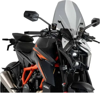 Zdjęcie produktu dla PUIG Naked touring screen smoked clear ABE zatwierdzony dla Ktm