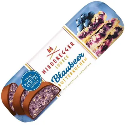 Produktbild von Niederegger Marzipan Brot Blaubeer Butterkuchen 125g