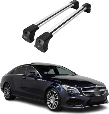 Produktbild von Dachträger Grundtäger für Mercedes CLS C218 2010-2017 75kg Alu Silber 2 tlg
