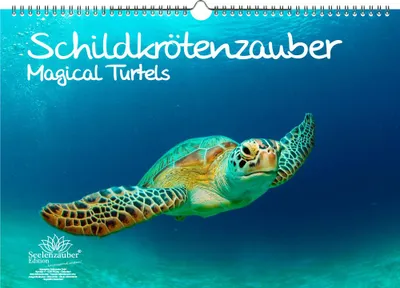 Produktbild von Schildkrötenzauber Immerwährender Kalender DIN A3 Schildkröten - Seelenzauber