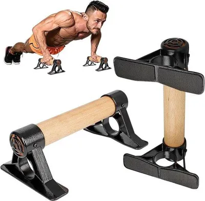 Zdjęcie produktu dla Elzusha - Drewniane poręcze do ćwiczeń kalistenicznych i fitness