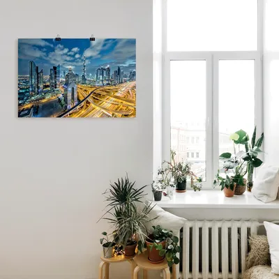 Produktbild von ARTland Poster Dubai III Größe: 90x60 cm