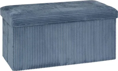 Produktbild von Klapphocker arum tintenblau 76x38cm  - Atmosphera créateur d'intérieur