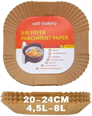 Obrázok produktu pre Papier do fritézy 20–24 cm, 100 ks, s nepriľnavou úpravou, vodovzdorný