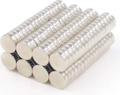 Produktbild von Neodym Magnete Starke Super Magnete (6x2mm 10 Stück) Sehr starke Magnete für Glas-Magnetboards, Magnettafel, Whiteboard, Tafel, Pinnwand, Kühlschrank