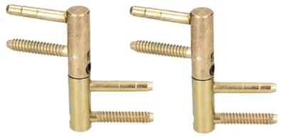 Immagine prodotto di KOTARBAU® Cerniera per porta a un foro, robusta, in ottone da 14 mm, set da 2 pezzi
