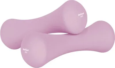 Immagine prodotto di Rebel RBA-2329-2 Manubri in ghisa e neoprene 2×2 kg, rosa